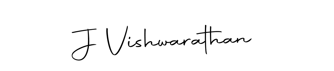 Create a beautiful signature design for name J Vishwarathan. With this signature (Autography-DOLnW) fonts, you can make a handwritten signature for free. J Vishwarathan signature style 10 images and pictures png