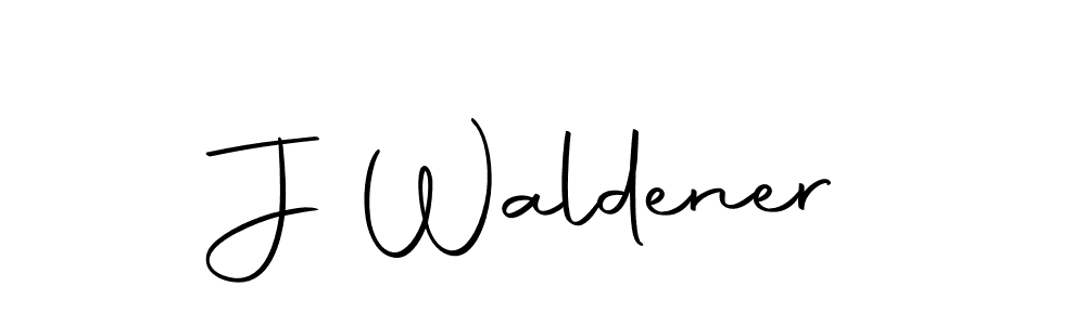 You should practise on your own different ways (Autography-DOLnW) to write your name (J Waldener) in signature. don't let someone else do it for you. J Waldener signature style 10 images and pictures png