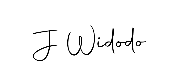 Design your own signature with our free online signature maker. With this signature software, you can create a handwritten (Autography-DOLnW) signature for name J Widodo. J Widodo signature style 10 images and pictures png