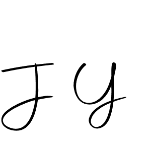 You should practise on your own different ways (Autography-DOLnW) to write your name (J Y) in signature. don't let someone else do it for you. J Y signature style 10 images and pictures png