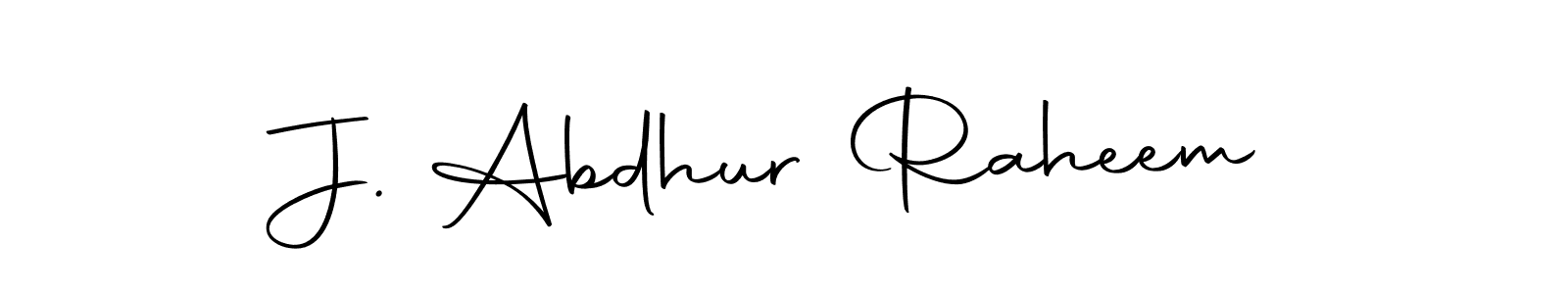 How to Draw J. Abdhur Raheem signature style? Autography-DOLnW is a latest design signature styles for name J. Abdhur Raheem. J. Abdhur Raheem signature style 10 images and pictures png