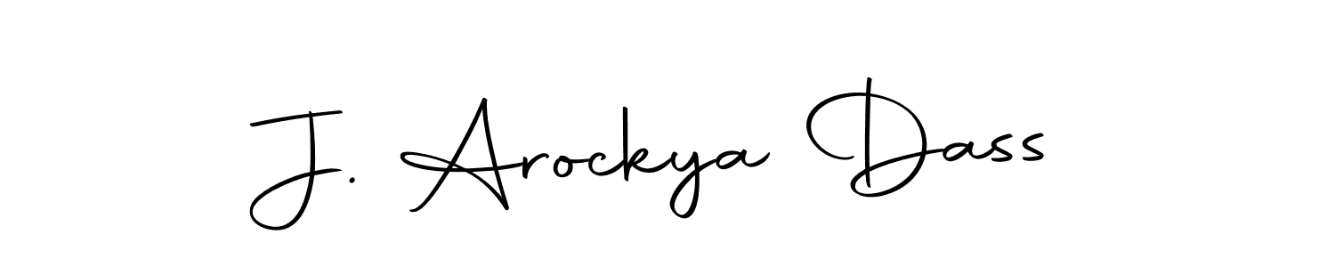 Use a signature maker to create a handwritten signature online. With this signature software, you can design (Autography-DOLnW) your own signature for name J. Arockya Dass. J. Arockya Dass signature style 10 images and pictures png