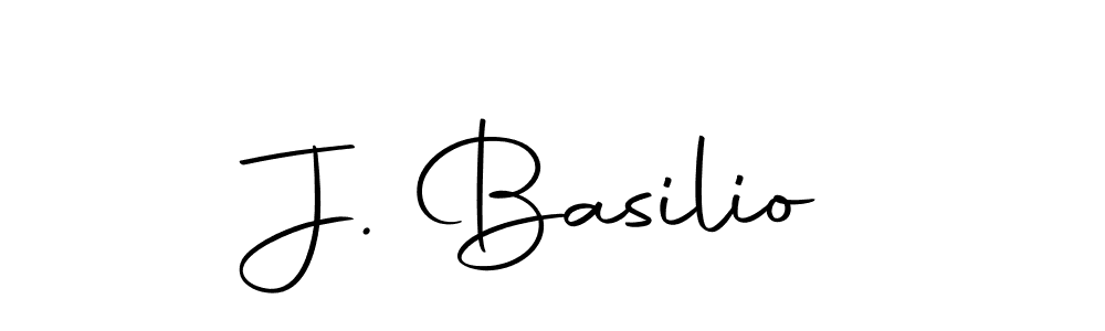 Design your own signature with our free online signature maker. With this signature software, you can create a handwritten (Autography-DOLnW) signature for name J. Basilio. J. Basilio signature style 10 images and pictures png