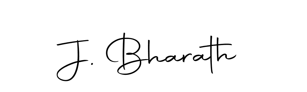 The best way (Autography-DOLnW) to make a short signature is to pick only two or three words in your name. The name J. Bharath include a total of six letters. For converting this name. J. Bharath signature style 10 images and pictures png