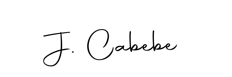 if you are searching for the best signature style for your name J. Cabebe. so please give up your signature search. here we have designed multiple signature styles  using Autography-DOLnW. J. Cabebe signature style 10 images and pictures png