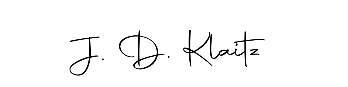 Design your own signature with our free online signature maker. With this signature software, you can create a handwritten (Autography-DOLnW) signature for name J. D. Klaitz. J. D. Klaitz signature style 10 images and pictures png