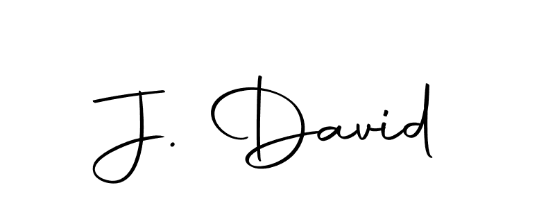 Design your own signature with our free online signature maker. With this signature software, you can create a handwritten (Autography-DOLnW) signature for name J. David. J. David signature style 10 images and pictures png