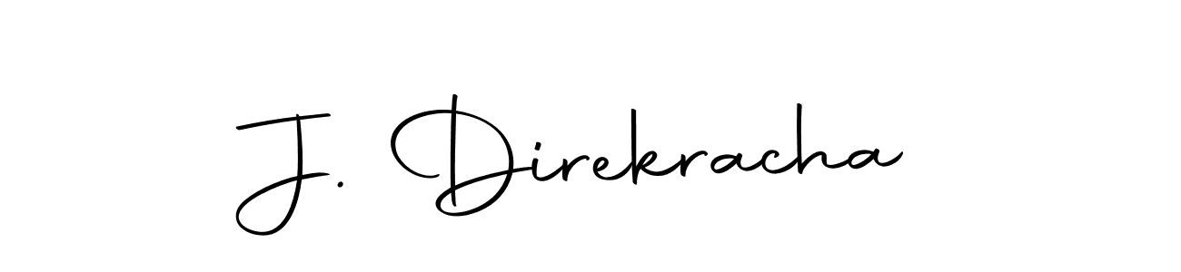 Similarly Autography-DOLnW is the best handwritten signature design. Signature creator online .You can use it as an online autograph creator for name J. Direkracha. J. Direkracha signature style 10 images and pictures png