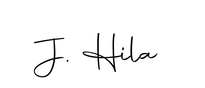 Here are the top 10 professional signature styles for the name J. Hila. These are the best autograph styles you can use for your name. J. Hila signature style 10 images and pictures png