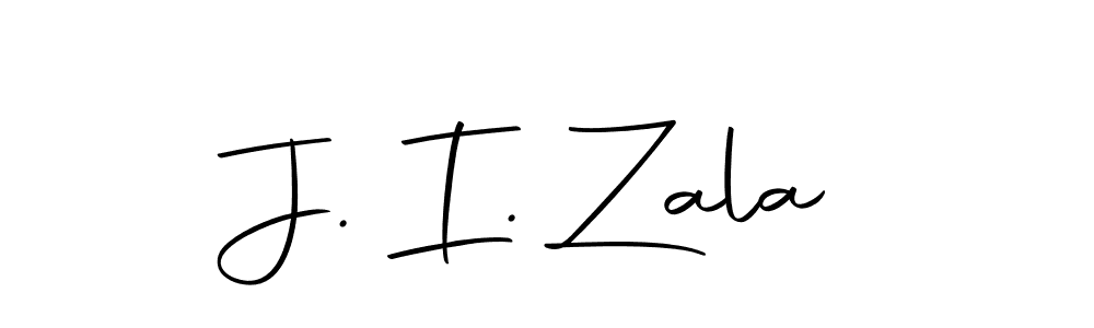 Similarly Autography-DOLnW is the best handwritten signature design. Signature creator online .You can use it as an online autograph creator for name J. I. Zala. J. I. Zala signature style 10 images and pictures png