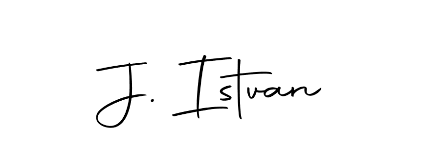 How to make J. Istvan name signature. Use Autography-DOLnW style for creating short signs online. This is the latest handwritten sign. J. Istvan signature style 10 images and pictures png