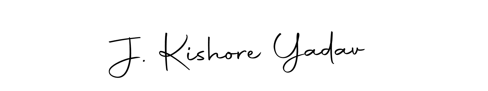You can use this online signature creator to create a handwritten signature for the name J. Kishore Yadav. This is the best online autograph maker. J. Kishore Yadav signature style 10 images and pictures png