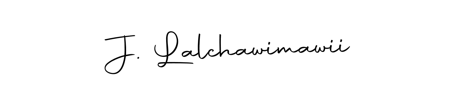 How to make J. Lalchawimawii signature? Autography-DOLnW is a professional autograph style. Create handwritten signature for J. Lalchawimawii name. J. Lalchawimawii signature style 10 images and pictures png