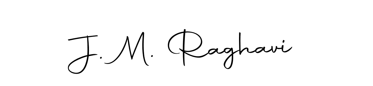 Also we have J. M. Raghavi name is the best signature style. Create professional handwritten signature collection using Autography-DOLnW autograph style. J. M. Raghavi signature style 10 images and pictures png
