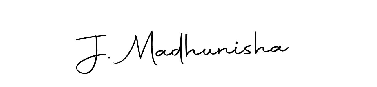 Similarly Autography-DOLnW is the best handwritten signature design. Signature creator online .You can use it as an online autograph creator for name J. Madhunisha. J. Madhunisha signature style 10 images and pictures png