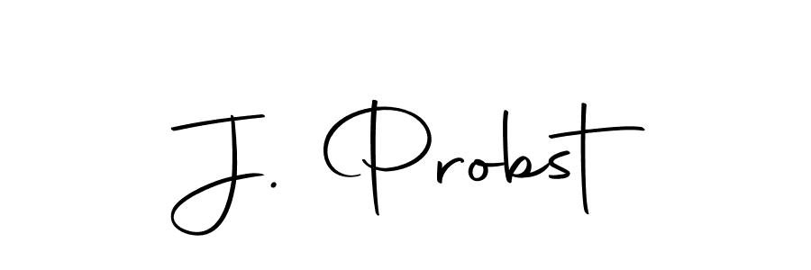 Design your own signature with our free online signature maker. With this signature software, you can create a handwritten (Autography-DOLnW) signature for name J. Probst. J. Probst signature style 10 images and pictures png