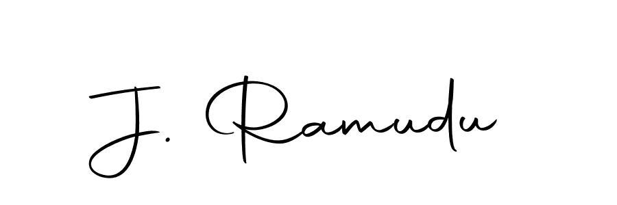 Also we have J. Ramudu name is the best signature style. Create professional handwritten signature collection using Autography-DOLnW autograph style. J. Ramudu signature style 10 images and pictures png