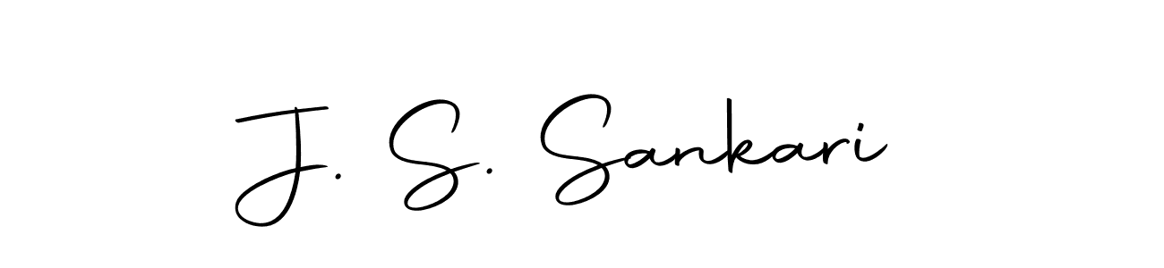 You should practise on your own different ways (Autography-DOLnW) to write your name (J. S. Sankari) in signature. don't let someone else do it for you. J. S. Sankari signature style 10 images and pictures png