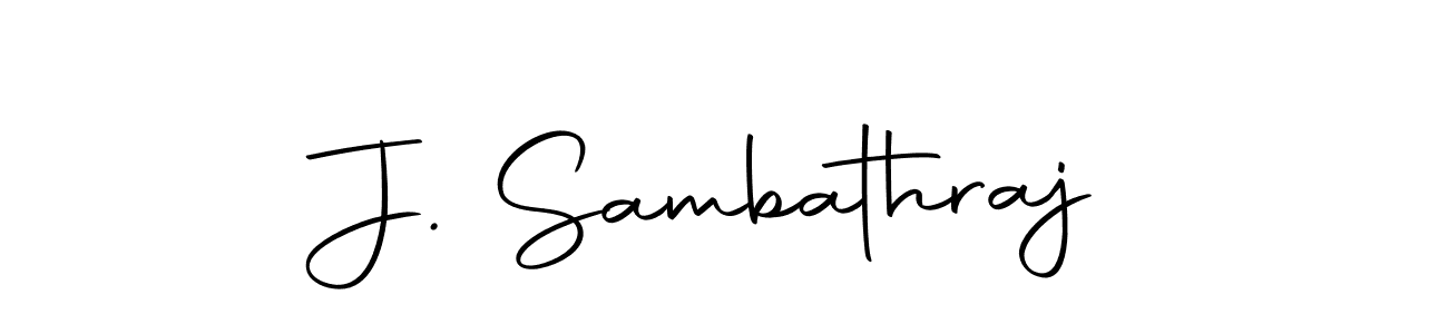 Make a beautiful signature design for name J. Sambathraj. Use this online signature maker to create a handwritten signature for free. J. Sambathraj signature style 10 images and pictures png