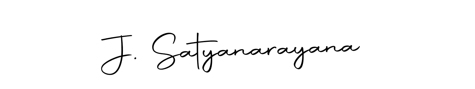 Design your own signature with our free online signature maker. With this signature software, you can create a handwritten (Autography-DOLnW) signature for name J. Satyanarayana. J. Satyanarayana signature style 10 images and pictures png