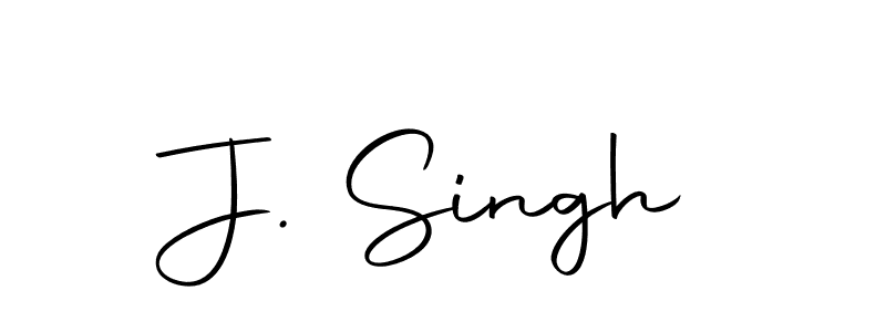 You should practise on your own different ways (Autography-DOLnW) to write your name (J. Singh) in signature. don't let someone else do it for you. J. Singh signature style 10 images and pictures png