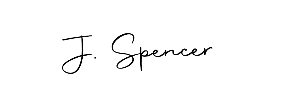 The best way (Autography-DOLnW) to make a short signature is to pick only two or three words in your name. The name J. Spencer include a total of six letters. For converting this name. J. Spencer signature style 10 images and pictures png