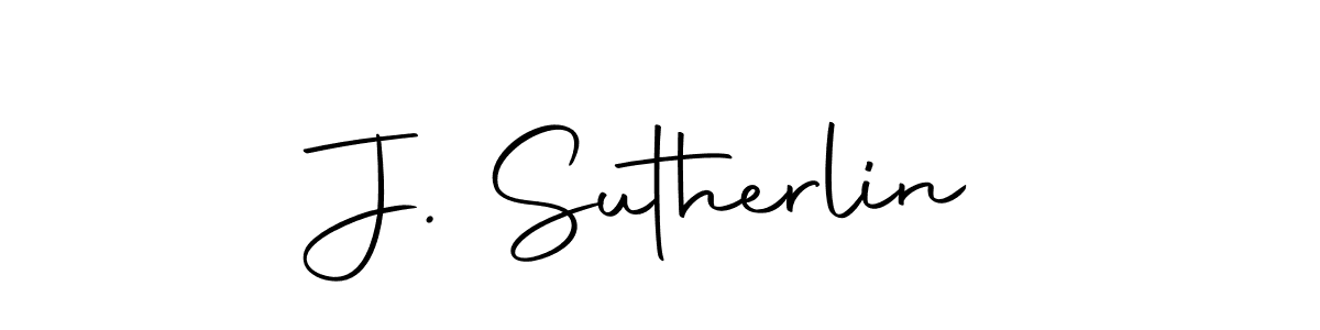 The best way (Autography-DOLnW) to make a short signature is to pick only two or three words in your name. The name J. Sutherlin include a total of six letters. For converting this name. J. Sutherlin signature style 10 images and pictures png