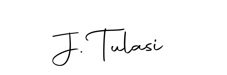 How to make J. Tulasi name signature. Use Autography-DOLnW style for creating short signs online. This is the latest handwritten sign. J. Tulasi signature style 10 images and pictures png