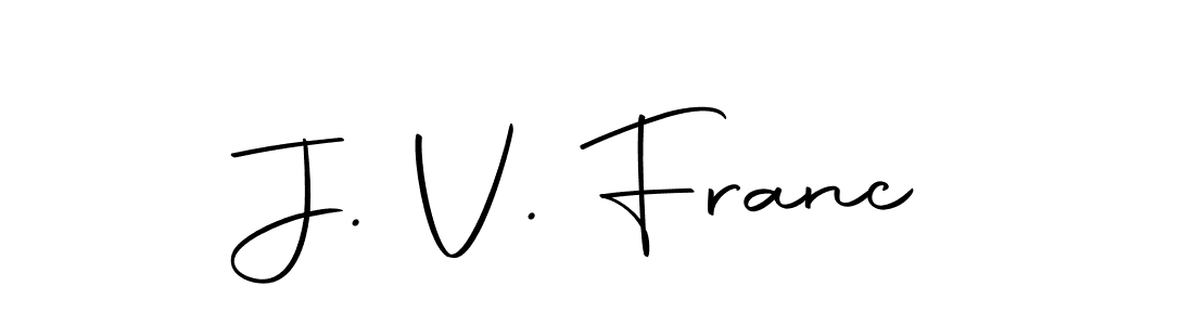 Also we have J. V. Franc name is the best signature style. Create professional handwritten signature collection using Autography-DOLnW autograph style. J. V. Franc signature style 10 images and pictures png