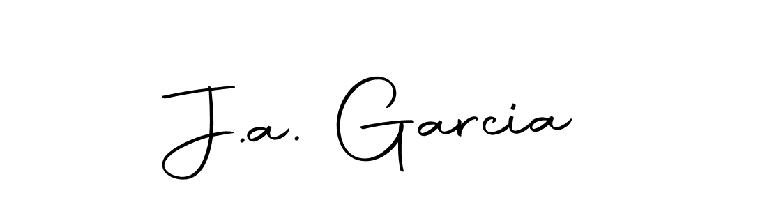 Design your own signature with our free online signature maker. With this signature software, you can create a handwritten (Autography-DOLnW) signature for name J.a. Garcia. J.a. Garcia signature style 10 images and pictures png