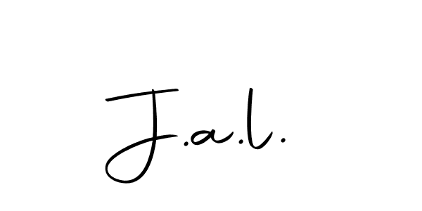 Make a beautiful signature design for name J.a.l.. With this signature (Autography-DOLnW) style, you can create a handwritten signature for free. J.a.l. signature style 10 images and pictures png