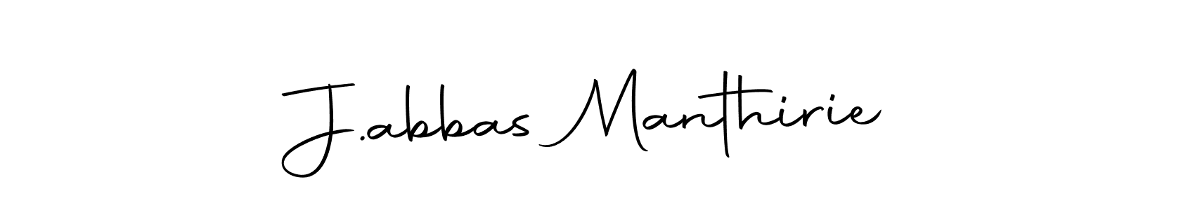 if you are searching for the best signature style for your name J.abbas Manthirie. so please give up your signature search. here we have designed multiple signature styles  using Autography-DOLnW. J.abbas Manthirie signature style 10 images and pictures png