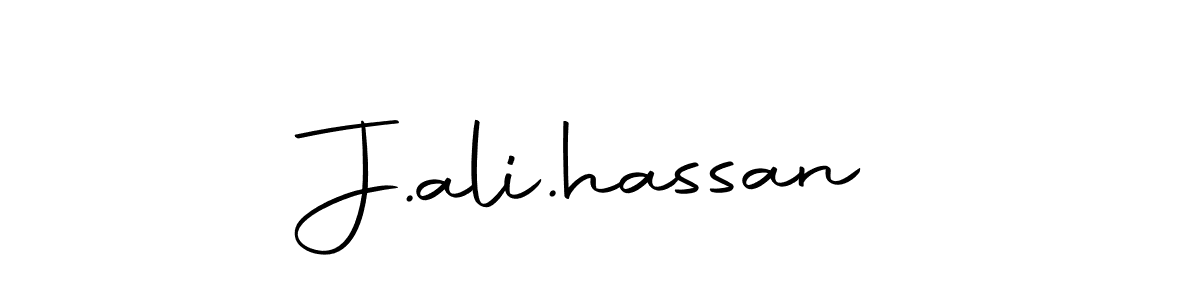 Create a beautiful signature design for name J.ali.hassan. With this signature (Autography-DOLnW) fonts, you can make a handwritten signature for free. J.ali.hassan signature style 10 images and pictures png