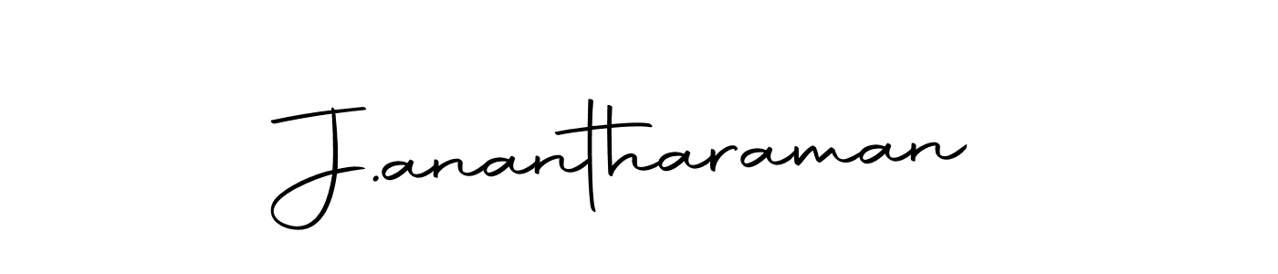 Use a signature maker to create a handwritten signature online. With this signature software, you can design (Autography-DOLnW) your own signature for name J.anantharaman. J.anantharaman signature style 10 images and pictures png