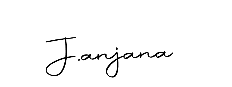 Create a beautiful signature design for name J.anjana. With this signature (Autography-DOLnW) fonts, you can make a handwritten signature for free. J.anjana signature style 10 images and pictures png