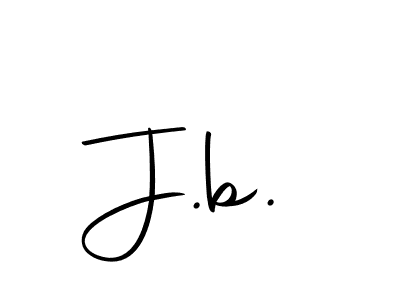 Design your own signature with our free online signature maker. With this signature software, you can create a handwritten (Autography-DOLnW) signature for name J.b.. J.b. signature style 10 images and pictures png