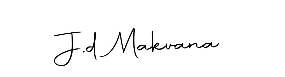 How to make J.d Makvana name signature. Use Autography-DOLnW style for creating short signs online. This is the latest handwritten sign. J.d Makvana signature style 10 images and pictures png