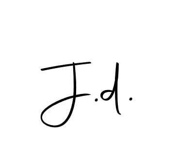 Similarly Autography-DOLnW is the best handwritten signature design. Signature creator online .You can use it as an online autograph creator for name J.d.. J.d. signature style 10 images and pictures png