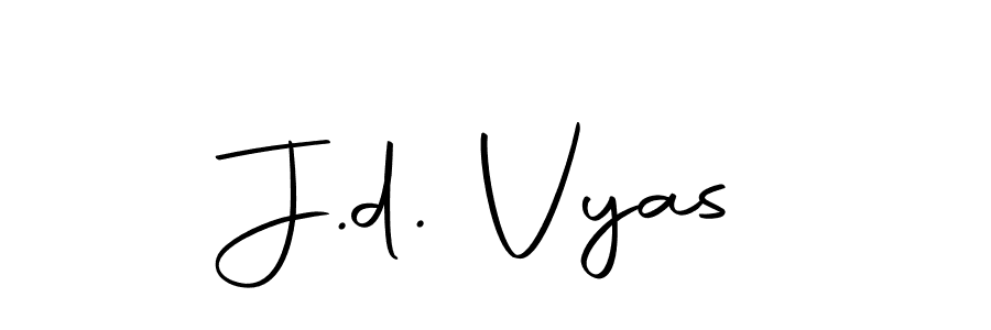 Use a signature maker to create a handwritten signature online. With this signature software, you can design (Autography-DOLnW) your own signature for name J.d. Vyas. J.d. Vyas signature style 10 images and pictures png