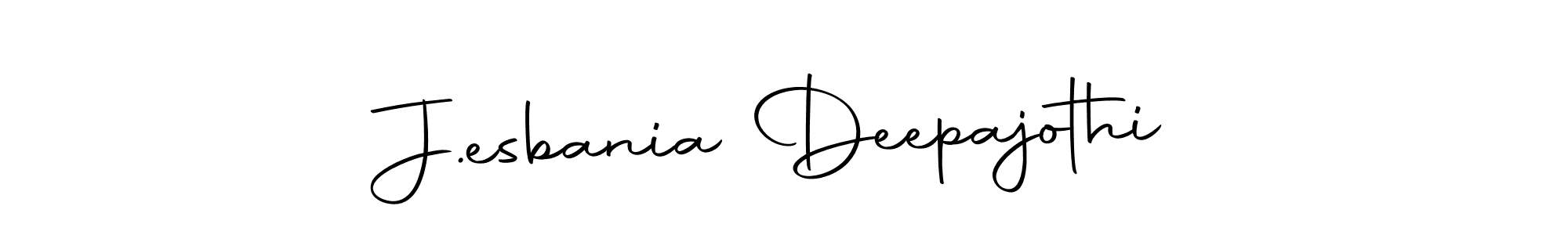 Make a short J.esbania Deepajothi signature style. Manage your documents anywhere anytime using Autography-DOLnW. Create and add eSignatures, submit forms, share and send files easily. J.esbania Deepajothi signature style 10 images and pictures png