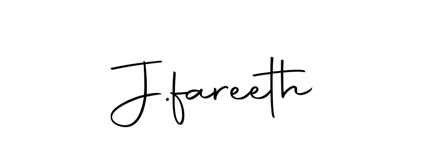 Here are the top 10 professional signature styles for the name J.fareeth. These are the best autograph styles you can use for your name. J.fareeth signature style 10 images and pictures png