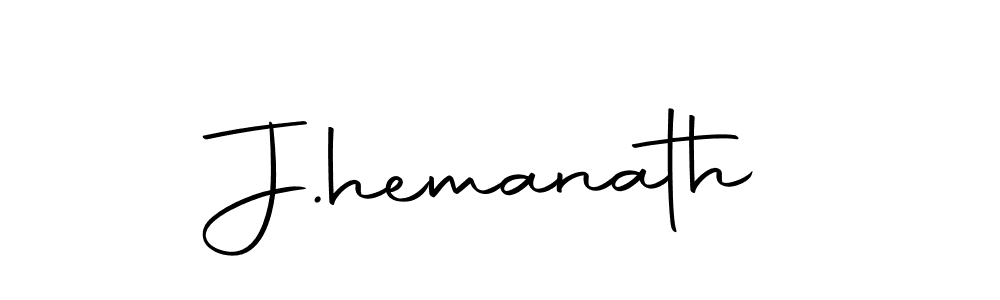 The best way (Autography-DOLnW) to make a short signature is to pick only two or three words in your name. The name J.hemanath include a total of six letters. For converting this name. J.hemanath signature style 10 images and pictures png