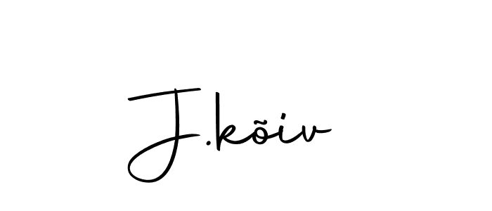 How to make J.kõiv signature? Autography-DOLnW is a professional autograph style. Create handwritten signature for J.kõiv name. J.kõiv signature style 10 images and pictures png