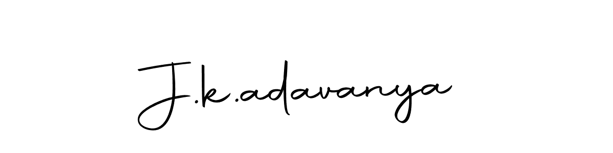 You should practise on your own different ways (Autography-DOLnW) to write your name (J.k.adavanya) in signature. don't let someone else do it for you. J.k.adavanya signature style 10 images and pictures png