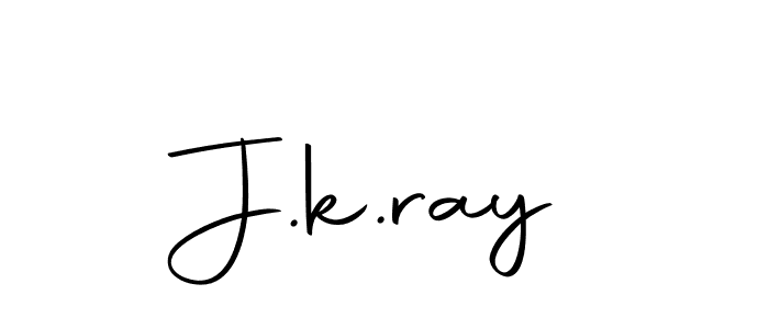 Create a beautiful signature design for name J.k.ray. With this signature (Autography-DOLnW) fonts, you can make a handwritten signature for free. J.k.ray signature style 10 images and pictures png