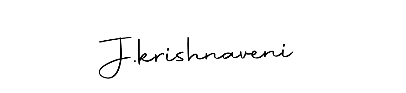 Make a beautiful signature design for name J.krishnaveni. With this signature (Autography-DOLnW) style, you can create a handwritten signature for free. J.krishnaveni signature style 10 images and pictures png
