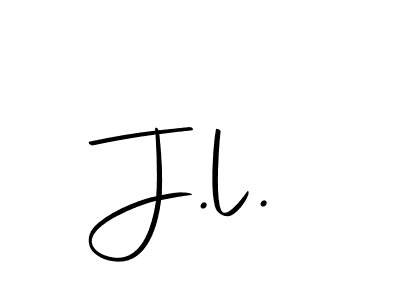 Use a signature maker to create a handwritten signature online. With this signature software, you can design (Autography-DOLnW) your own signature for name J.l.. J.l. signature style 10 images and pictures png