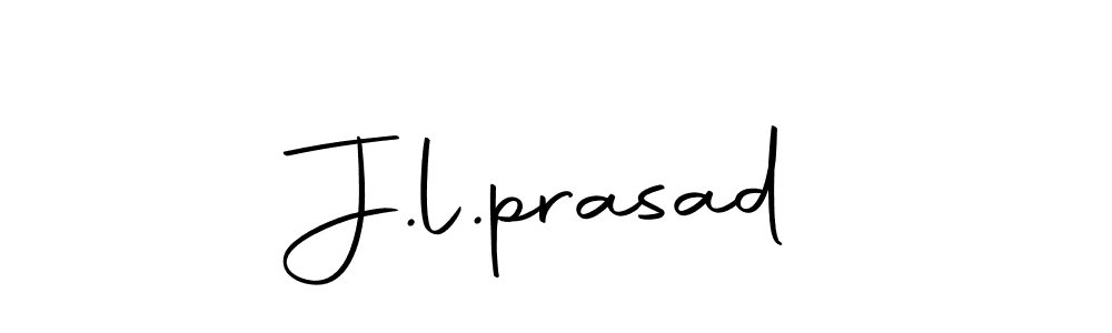 Use a signature maker to create a handwritten signature online. With this signature software, you can design (Autography-DOLnW) your own signature for name J.l.prasad. J.l.prasad signature style 10 images and pictures png