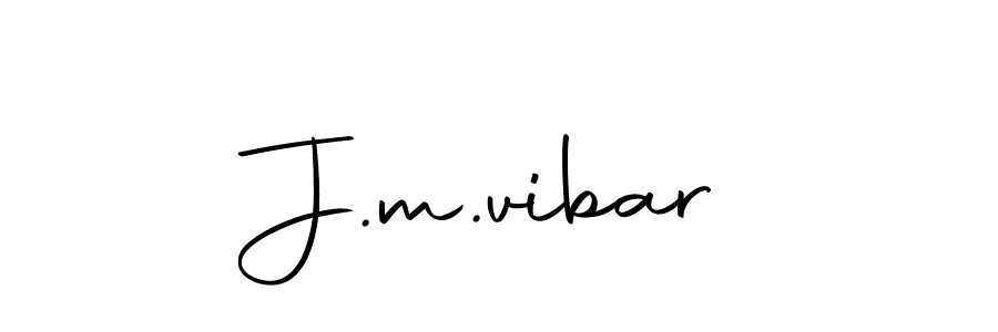 The best way (Autography-DOLnW) to make a short signature is to pick only two or three words in your name. The name J.m.vibar include a total of six letters. For converting this name. J.m.vibar signature style 10 images and pictures png