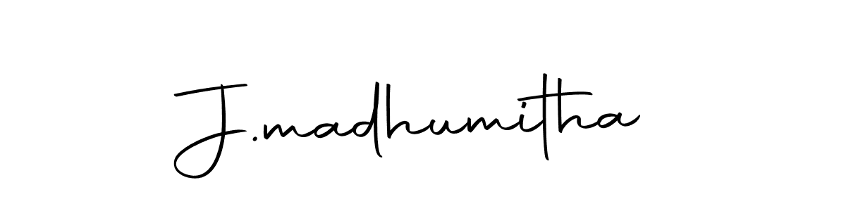 Make a beautiful signature design for name J.madhumitha. Use this online signature maker to create a handwritten signature for free. J.madhumitha signature style 10 images and pictures png